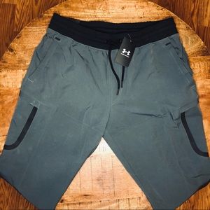 Under Armour Cargo Pants Joggers Woven Gray Extra Large